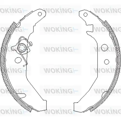 спирачна челюст WOKING Z4185.00