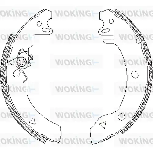 спирачна челюст WOKING Z4186.00