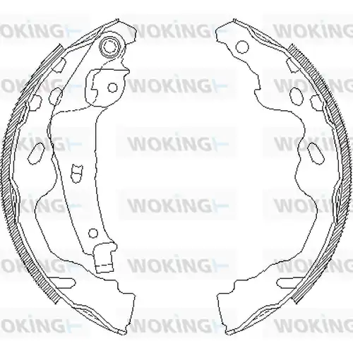 спирачна челюст WOKING Z4187.00