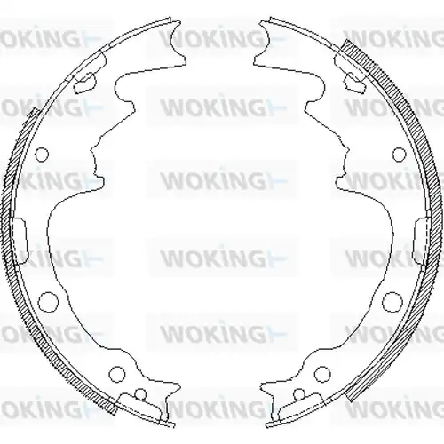 спирачна челюст WOKING Z4188.00