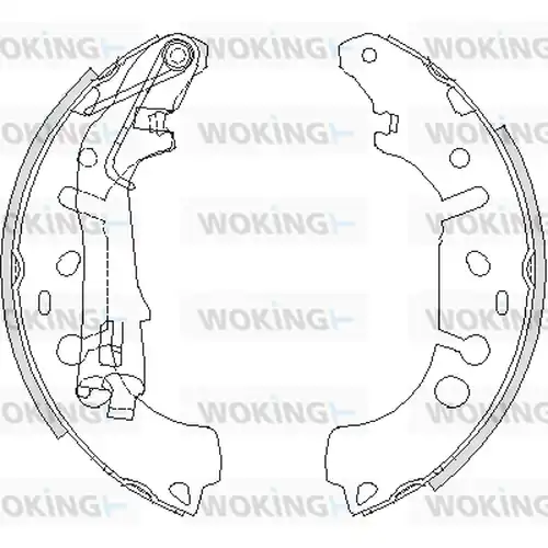 спирачна челюст WOKING Z4192.00