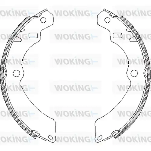 спирачна челюст WOKING Z4196.00