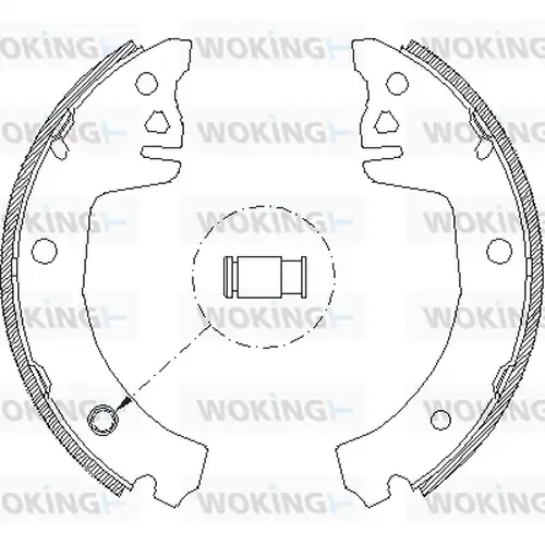 спирачна челюст WOKING Z4198.00