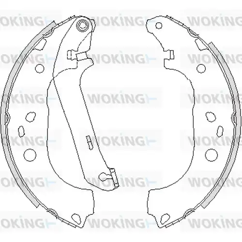 спирачна челюст WOKING Z4206.01