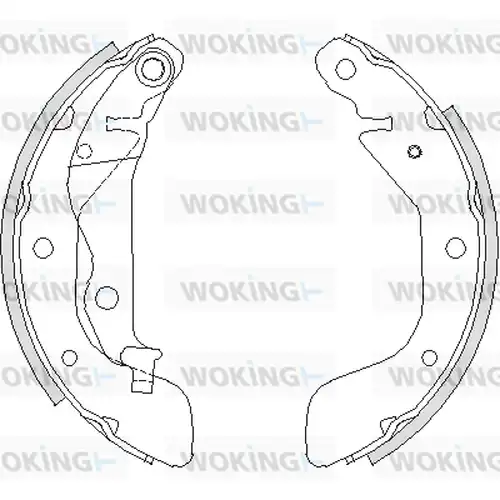 спирачна челюст WOKING Z4208.00