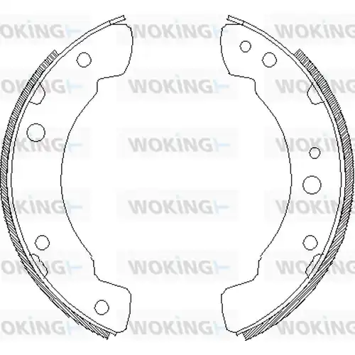 спирачна челюст WOKING Z4211.00