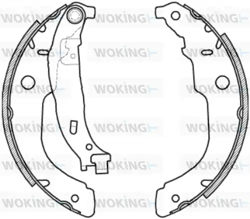 спирачна челюст WOKING Z4212.00