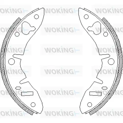 спирачна челюст WOKING Z4220.00