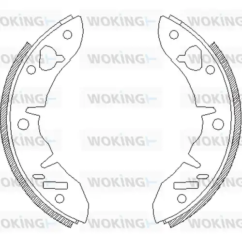 спирачна челюст WOKING Z4221.00