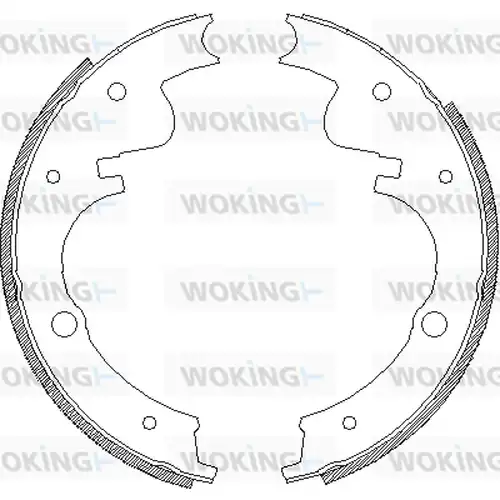 спирачна челюст WOKING Z4226.00