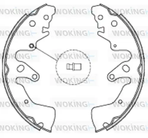 спирачна челюст WOKING Z4228.00