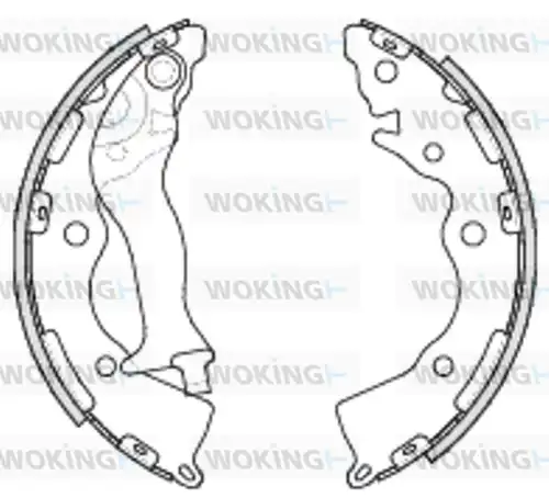 спирачна челюст WOKING Z4234.00