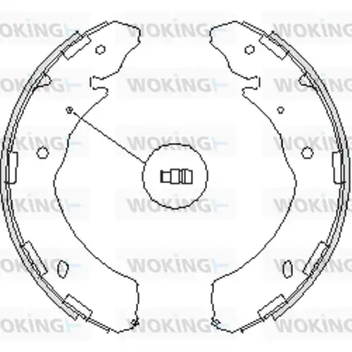 спирачна челюст WOKING Z4236.00