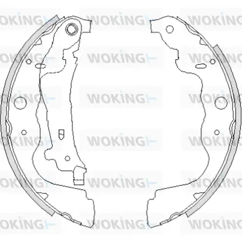 спирачна челюст WOKING Z4237.00