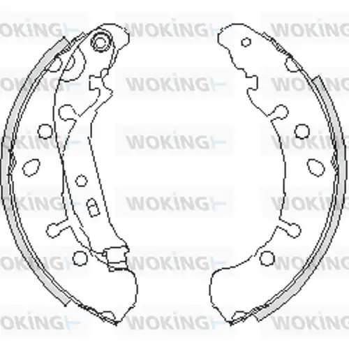 спирачна челюст WOKING Z4238.00