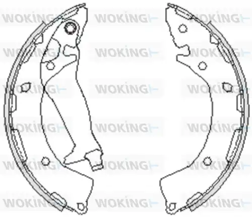 спирачна челюст WOKING Z4248.00