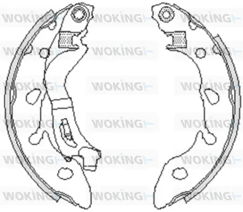 спирачна челюст WOKING Z4249.00