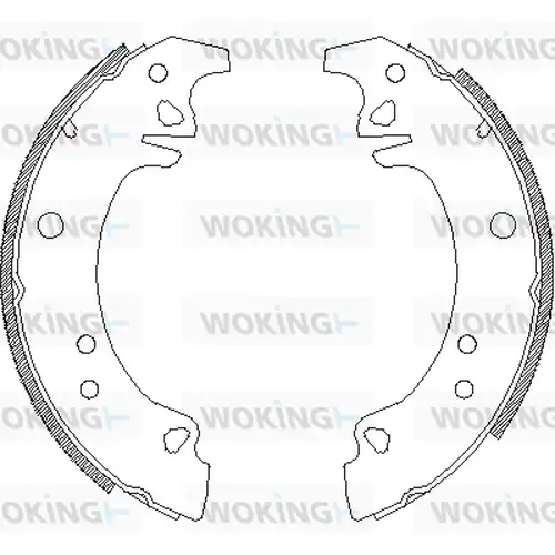 спирачна челюст WOKING Z4273.00