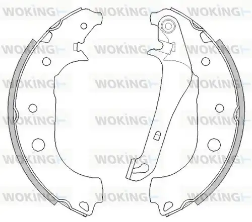 спирачна челюст WOKING Z4295.00