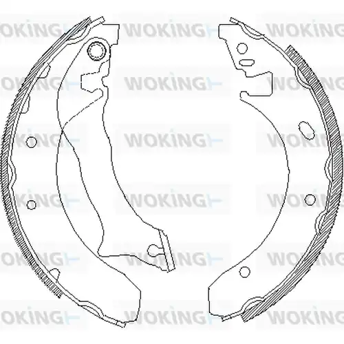 спирачна челюст WOKING Z4300.00