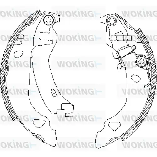 спирачна челюст WOKING Z4302.00