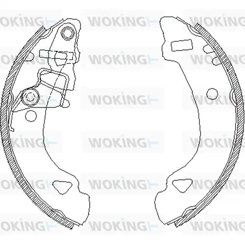 спирачна челюст WOKING Z4303.00