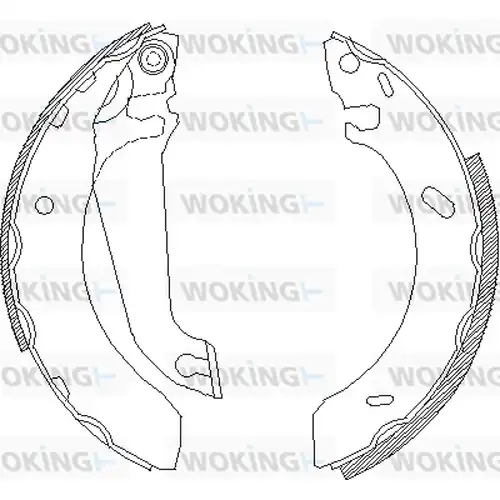 спирачна челюст WOKING Z4304.00