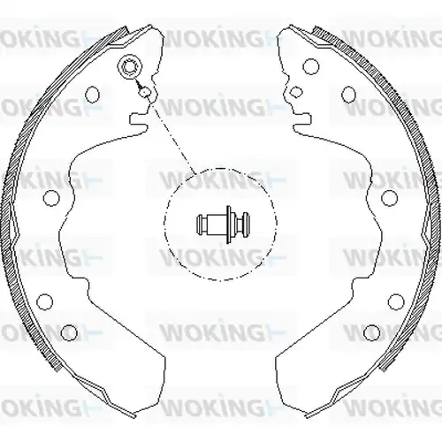 спирачна челюст WOKING Z4308.00