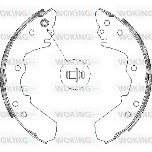 спирачна челюст WOKING Z4316.00