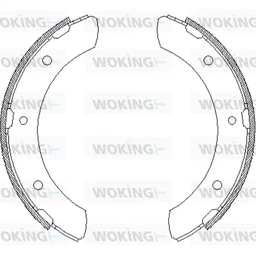 спирачна челюст WOKING Z4317.00