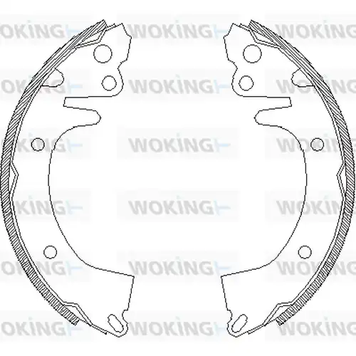 спирачна челюст WOKING Z4325.00