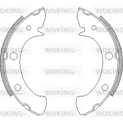 спирачна челюст WOKING Z4328.00