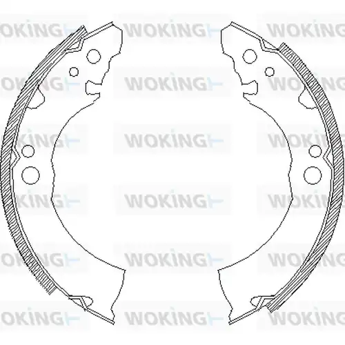 спирачна челюст WOKING Z4331.00