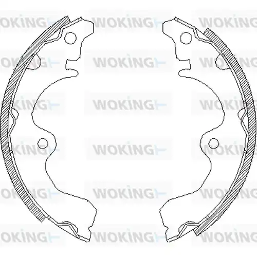 спирачна челюст WOKING Z4334.00