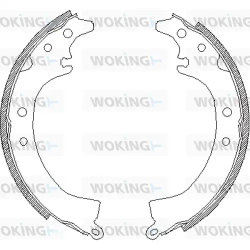 спирачна челюст WOKING Z4336.00