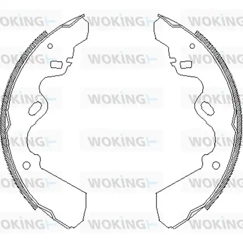 спирачна челюст WOKING Z4337.00