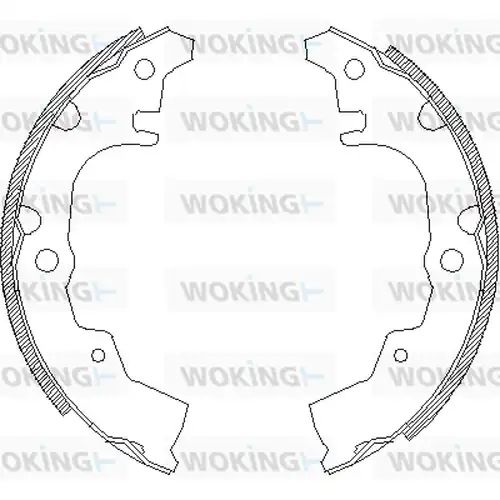 спирачна челюст WOKING Z4340.00