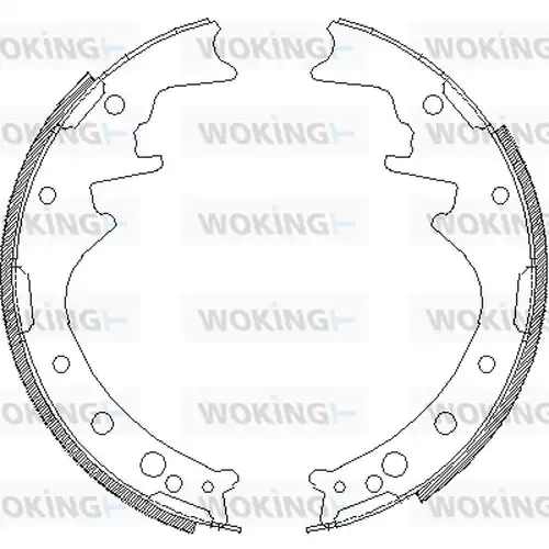 спирачна челюст WOKING Z4342.00