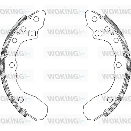 спирачна челюст WOKING Z4344.00