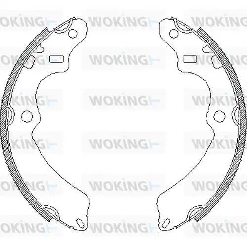 спирачна челюст WOKING Z4347.00