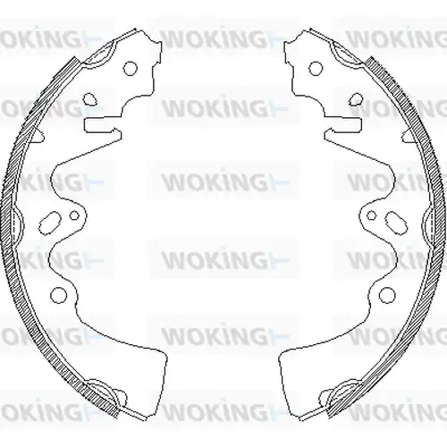 спирачна челюст WOKING Z4348.00