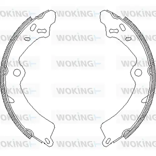 спирачна челюст WOKING Z4349.00