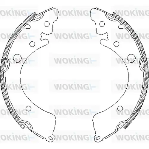 спирачна челюст WOKING Z4350.00