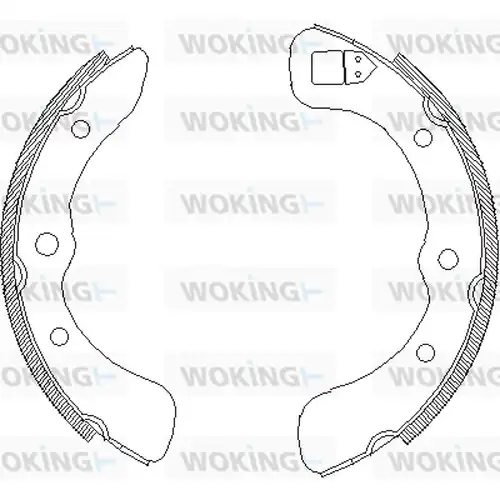 спирачна челюст WOKING Z4352.00