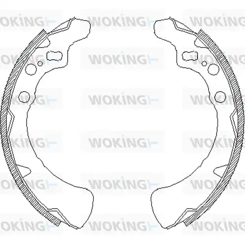 спирачна челюст WOKING Z4354.00