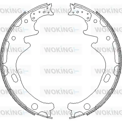 спирачна челюст WOKING Z4358.00