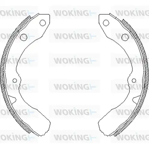 спирачна челюст WOKING Z4359.00