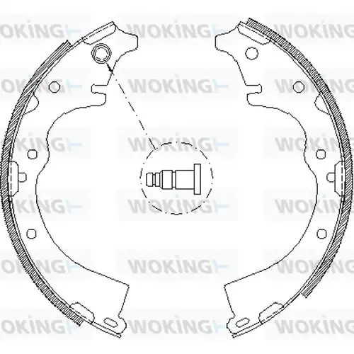 спирачна челюст WOKING Z4360.01