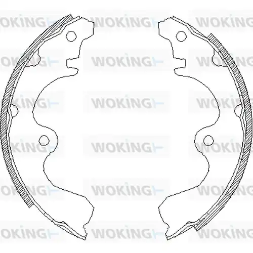 спирачна челюст WOKING Z4361.00