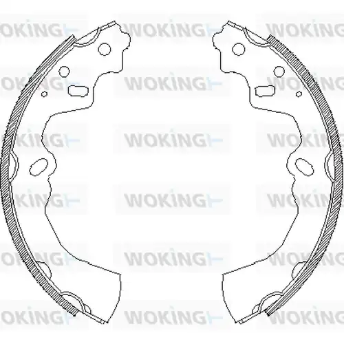 спирачна челюст WOKING Z4362.00